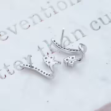 U星鋯鑽&times;耳環