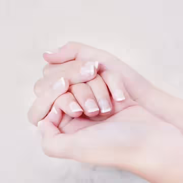 兒童×法式透粉亮面×穿戴式手指甲片×二十四入