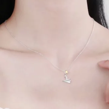 925銀飾×乘著紙飛機去摘星×鎖骨項鍊.avif