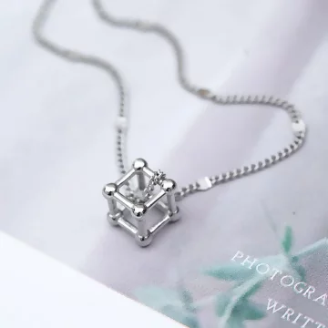 925銀飾×立方體幾何×鎖骨項鍊.avif