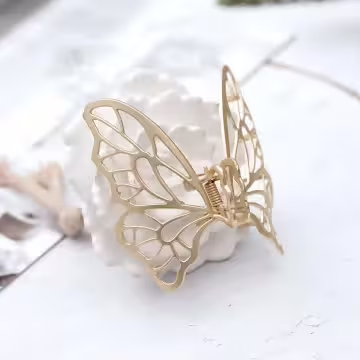 花蝴蝶×鯊魚髮夾