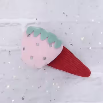 草莓布偶×髮夾