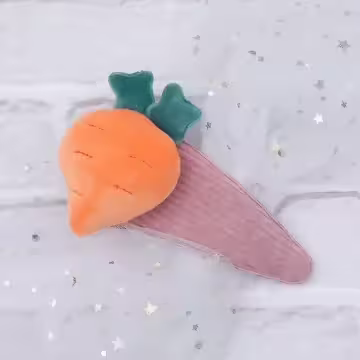 胡蘿蔔布偶×髮夾