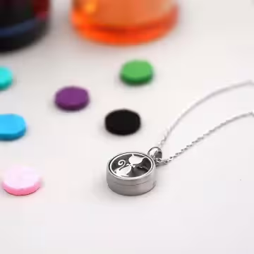 月亮貓咪×薰香釦×項鍊