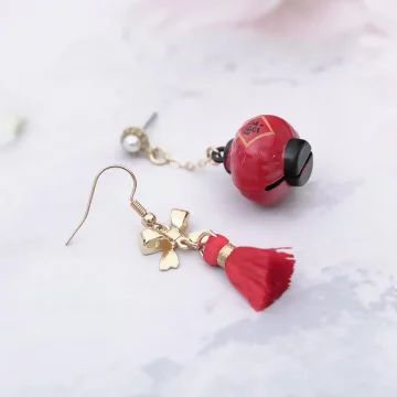 福到燈籠鈴鈴噹×不對稱吊墜耳環.avif