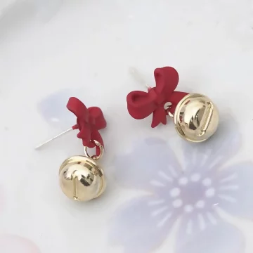 紅領結小鈴鐺×吊墜耳環.avif