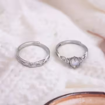 月光下結髮×情侶對戒