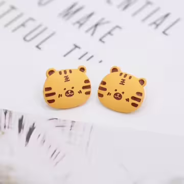 萌萌虎×耳環