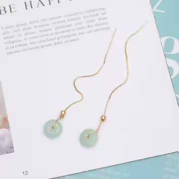 平安扣×吊墜耳線