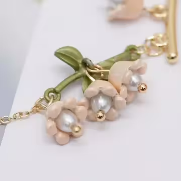 鈴蘭花甜美流蘇×單邊耳掛