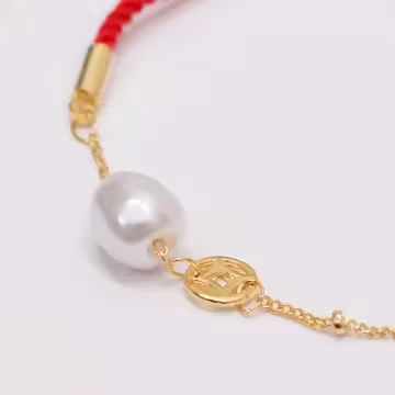 珍珠財寶×紅繩手鍊