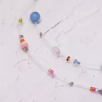 彩色懸浮泡泡球×項鍊