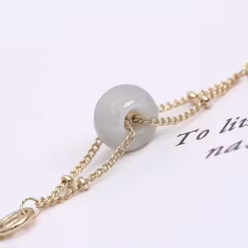 綠玉平安扣古錢×紅繩手鍊