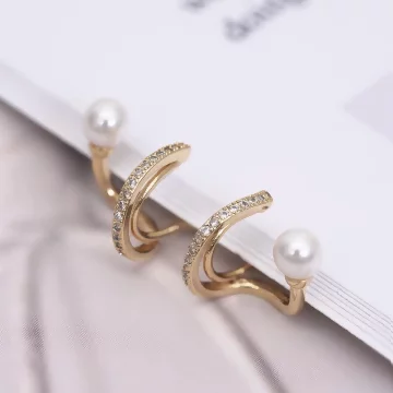 一字鑽珍珠×蚊香盤U型耳夾.avif