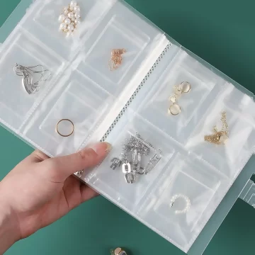 首飾書頁收納冊×160位四宮格×1入（不含夾鍊袋/飾品）.avif