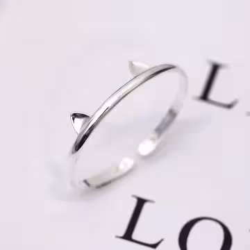 925銀飾×萌貓耳朵×開口手環