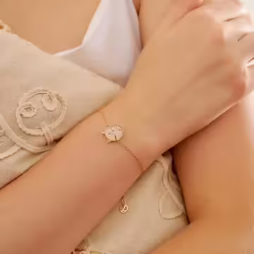 粉萌招財貓×手鍊