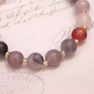 彩色水晶葫蘆×固定式串珠手鍊