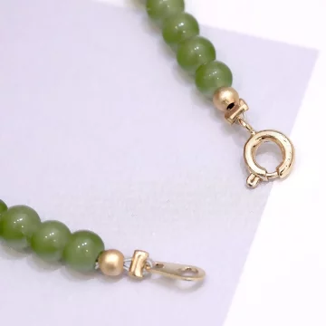 綠色小珠子細串×手鍊.avif