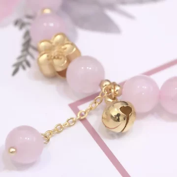 金花粉晶鈴鐺×固定式串珠手鍊.avif