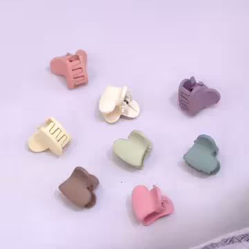 愛心造型小抓夾×五十套件髮夾組