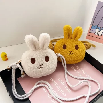 絨毛兔寶寶×棉繩斜背包×黃色.avif