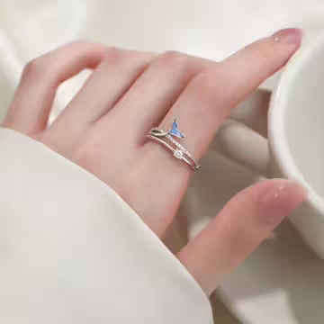 925銀飾×魚生有你×開口戒指