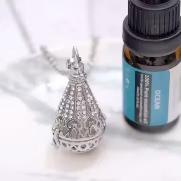 熱氣球×薰香火山石×長項鍊