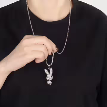 晶鑽小兔兔×中性長項鍊
