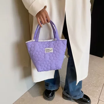 曼谷印花小拎包×手提袋×紫色.avif