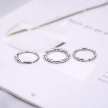 嘻哈金屬小圓珠×五套件戒指組 .avif