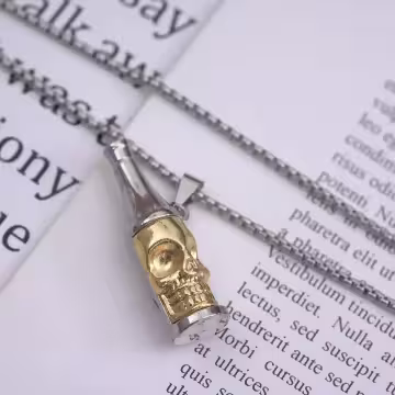 骷髏開瓶器×中性長項鍊