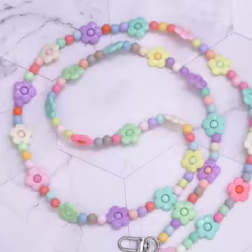 小花花繽紛×手機斜背雙勾掛繩