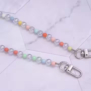 彩色蝴蝶結×手機斜背雙勾掛繩