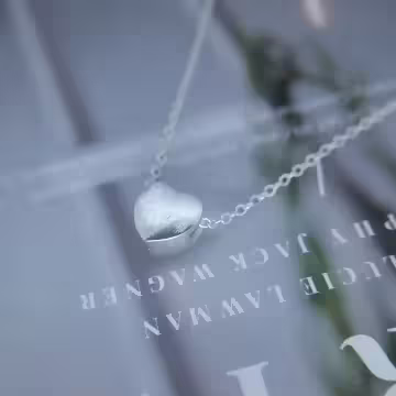 925銀飾&times;簡約磨砂愛心&times;鎖骨項鍊 