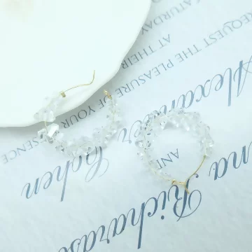 透明水晶圈圈×耳環.avif
