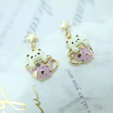 杯緣小白熊×吊墜耳環.avif