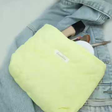 糖果愛心包&times;化妝包&times;黃色