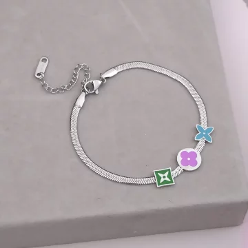 316鋼飾×小花朵 ×手鍊×玫瑰金.avif