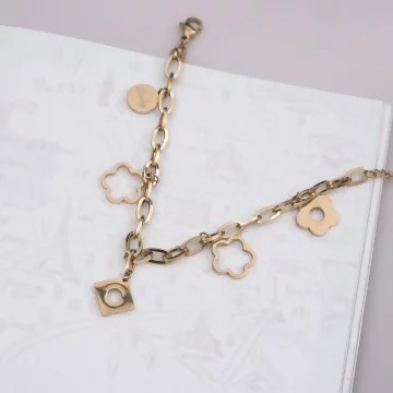 316鋼飾×小花朵 ×手鍊×玫瑰金.avif