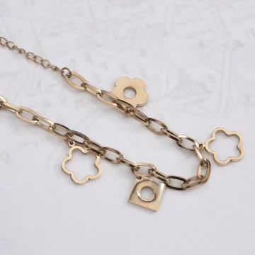 316鋼飾×小花朵 ×手鍊×玫瑰金.avif