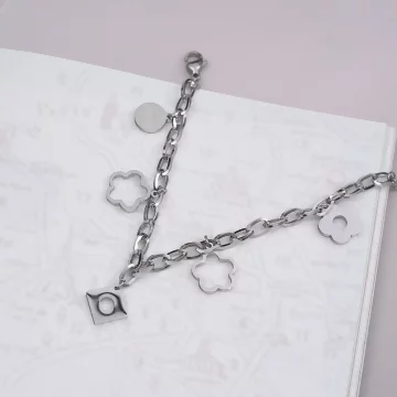 316鋼飾×小花朵 ×手鍊×玫瑰金.avif