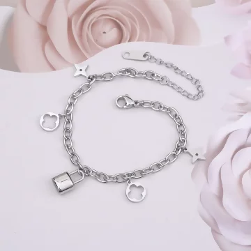 316鋼飾×小花朵 ×手鍊×玫瑰金.avif