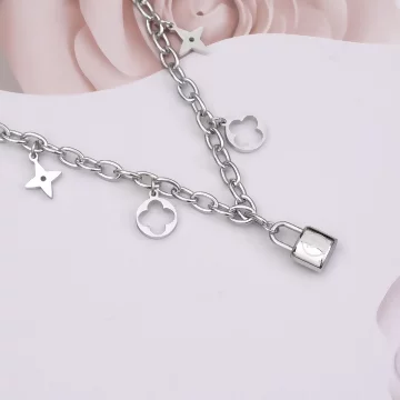 316鋼飾×小花朵 ×手鍊×玫瑰金.avif