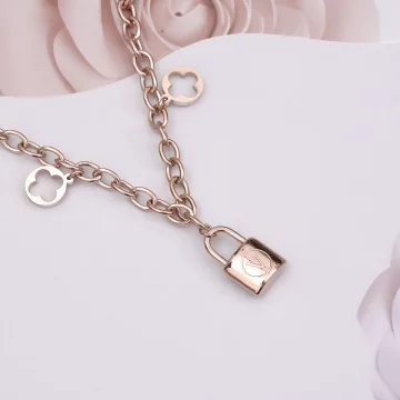 316鋼飾×小花朵 ×手鍊×玫瑰金.avif