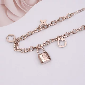 316鋼飾×小花朵 ×手鍊×玫瑰金.avif