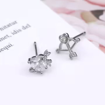 925銀針×愛神之箭×不對稱耳環