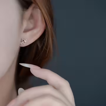 925銀針×愛神之箭×不對稱耳環
