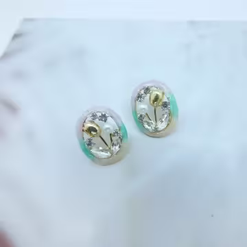 鬱金香花園×耳環 