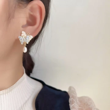 蝶入花間×吊墜耳環 .avif
